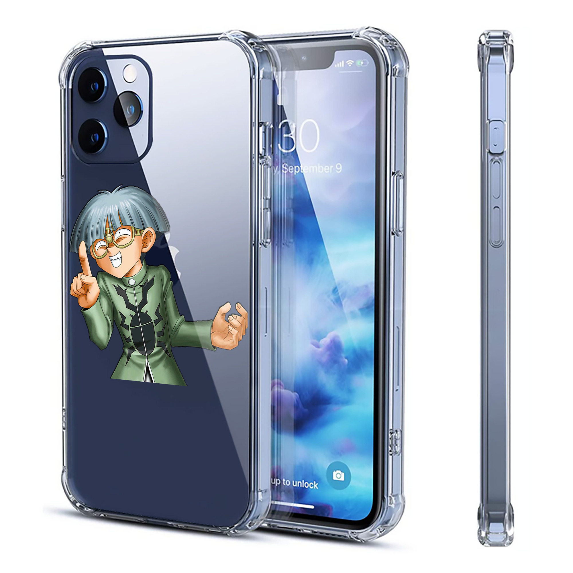 （画像用） 遊☆戯☆王 Yu-Gi-Oh! 【iPhone 12シリーズ対応】透明スマホケース（クリアソフトケース）